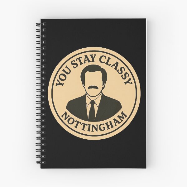 Item preview, Anchorman Inspired Retro UK Print: Nottingham designed and sold by PinUpPizzazz.