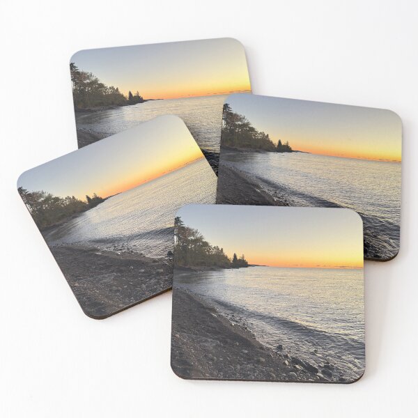 Item preview, Sunrise on Lake Superior - McQuade Harbor designed and sold by anashiking.