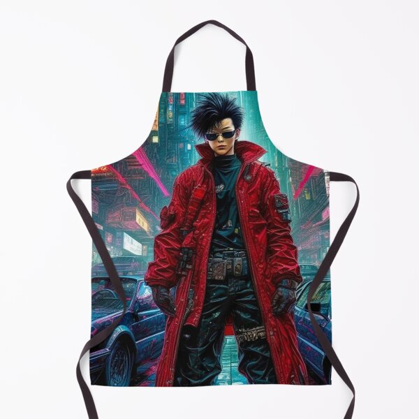 Item preview, Anime Cyberpunk Red Knight - Sci Fi Art concept designed and sold by Delerat7.