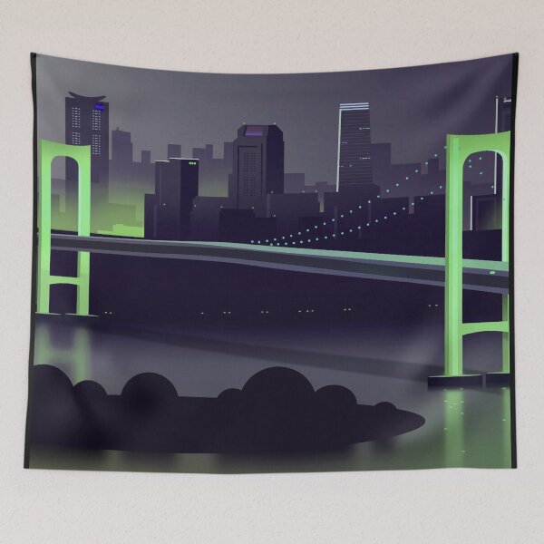 Item preview, Shining Green Neon Bridge designed and sold by NexusArts.