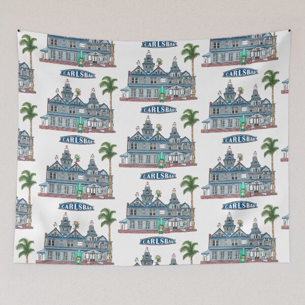 Item preview, Beach City Carlsbad Historic Twin Inns with Skater & Surfer designed and sold by Belknap.