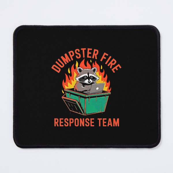 Item preview,  Dumpster Fire Response Team with Raccoon and Possum designed and sold by FerminVigo.