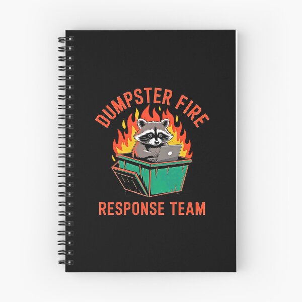 Item preview,  Dumpster Fire Response Team with Raccoon and Possum designed and sold by FerminVigo.