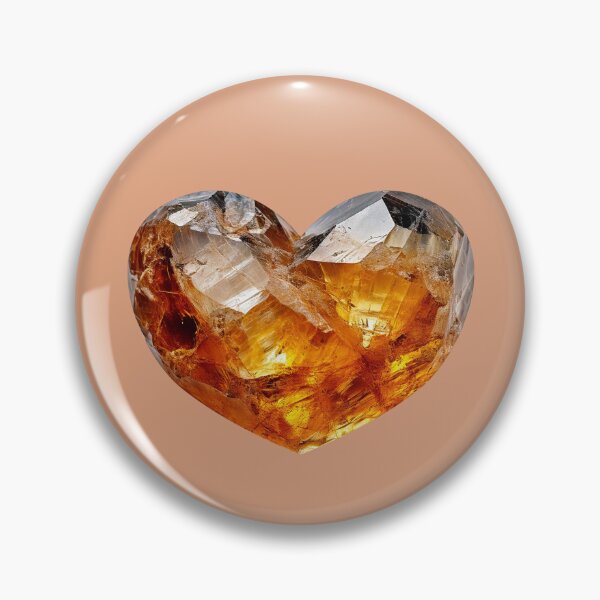 Item preview, November Birthstone - Topaz Heart Poster designed and sold by fatchairprint.