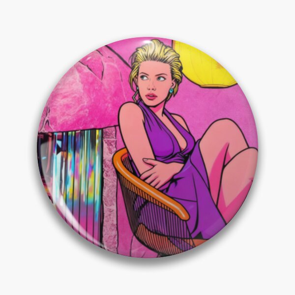 Item preview, Scarlett's Gaze - Pop Art designed and sold by CleverCulture.
