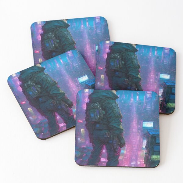 Item preview, Cyberpunk Rooftops - Sci Fi Art concept designed and sold by Delerat7.