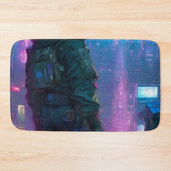 Item preview, Cyberpunk Rooftops - Sci Fi Art concept designed and sold by Delerat7.