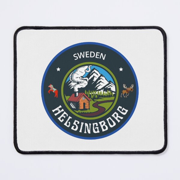 Item preview, Helsingborg Sweden Emblem | Scandinavian Travel Badge Design designed and sold by World Designs.
