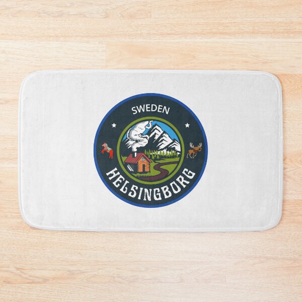 Item preview, Helsingborg Sweden Emblem | Scandinavian Travel Badge Design designed and sold by World Designs.