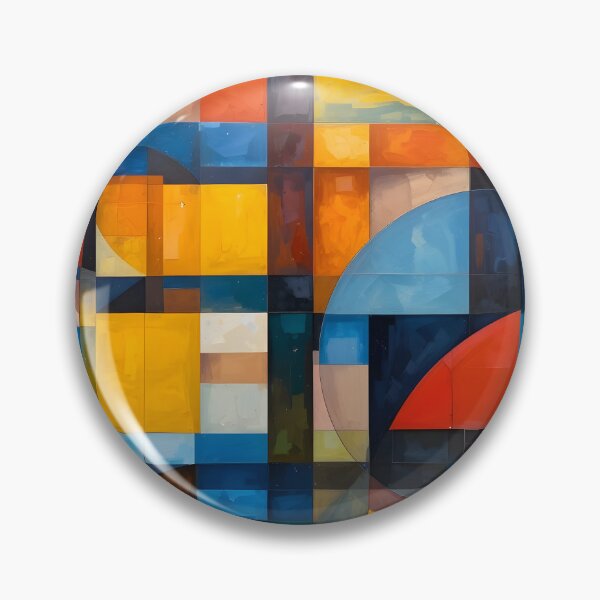 Artikelvorschau, Abstrakte geometrische Harmonie – Moderne Farbblockkunst entworfen und verkauft von GeetArtHouse.