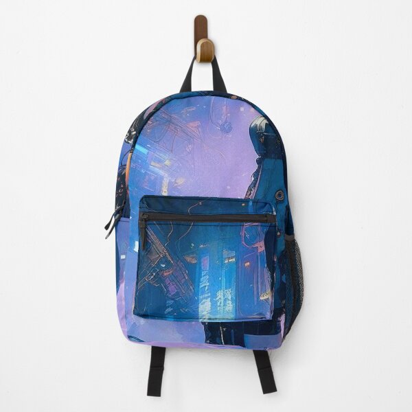 Item preview, Anime Cyberpunk Plugged In - Sci Fi Art concept designed and sold by Delerat7.