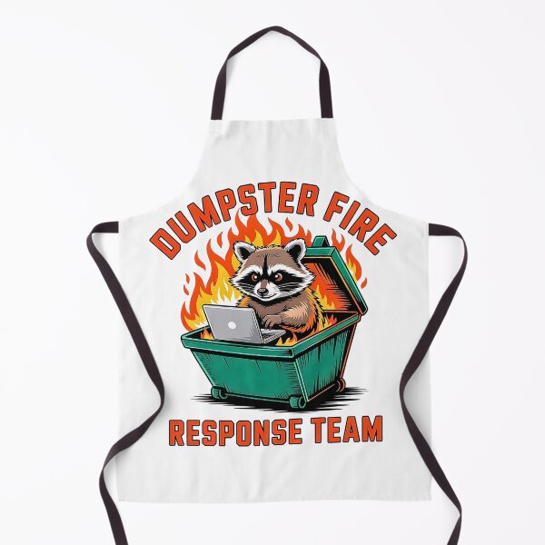 Item preview,  Dumpster Fire Response Team with Raccoon and Possum designed and sold by FerminVigo.