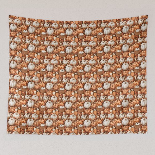 Item preview, Pumpkin and Gourd Pattern - Autumn designed and sold by MidArtForge.