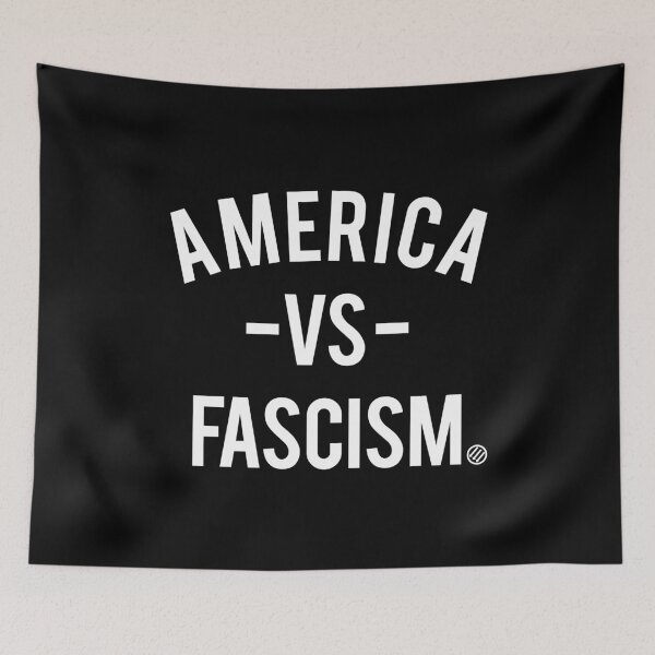 Item preview, America vs Fascism (Iron Front 3 arrows) designed and sold by Thelittlelord.