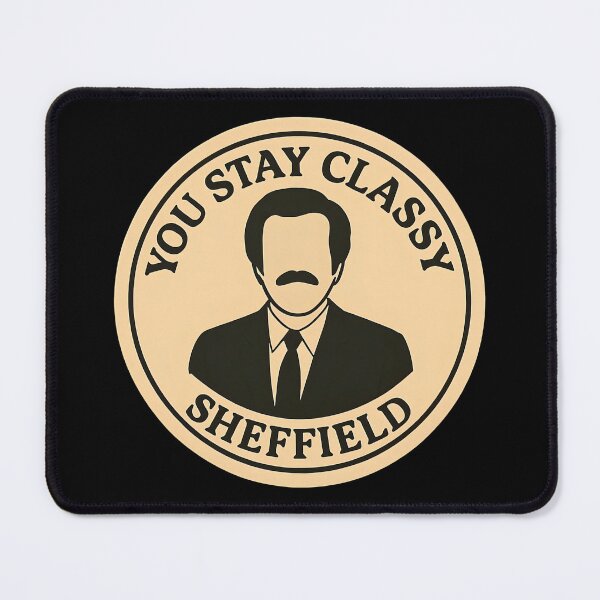 Item preview, Anchorman Inspired Retro UK Print: Sheffield designed and sold by PinUpPizzazz.