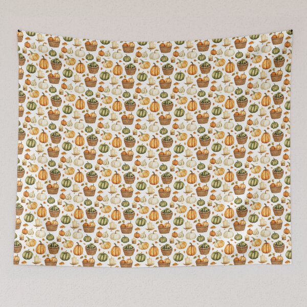 Item preview, Pumpkin and Gourd Pattern - Autumn designed and sold by MidArtForge.
