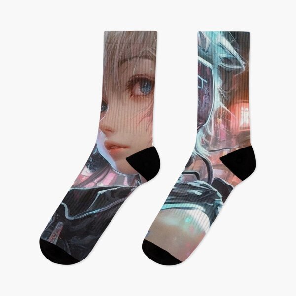 Item preview, Anime Cyberpunk Hacker 2 - Sci Fi Art concept designed and sold by Delerat7.