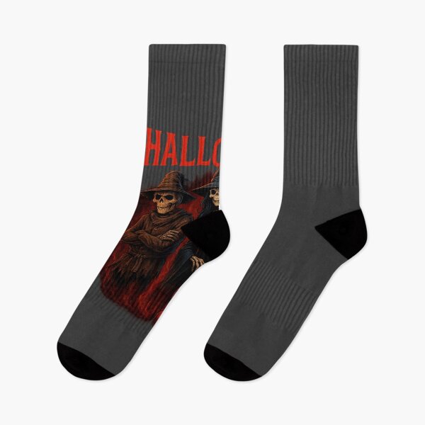 Item preview, Halloween Thug Life – Evil Clown, Witch & Scarecrow Horror Street Art Design designed and sold by Trendora Studio.