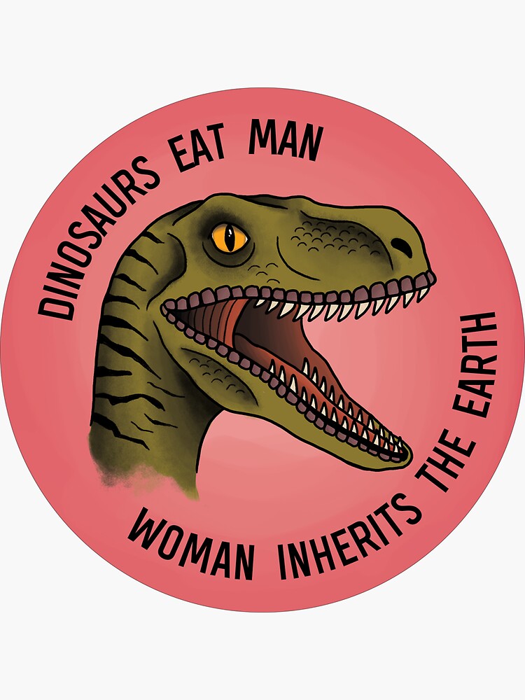 dinosaurs eat man