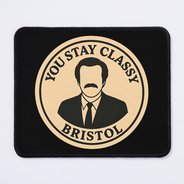 Item preview, Anchorman Inspired Retro UK Print: Bristol designed and sold by PinUpPizzazz.