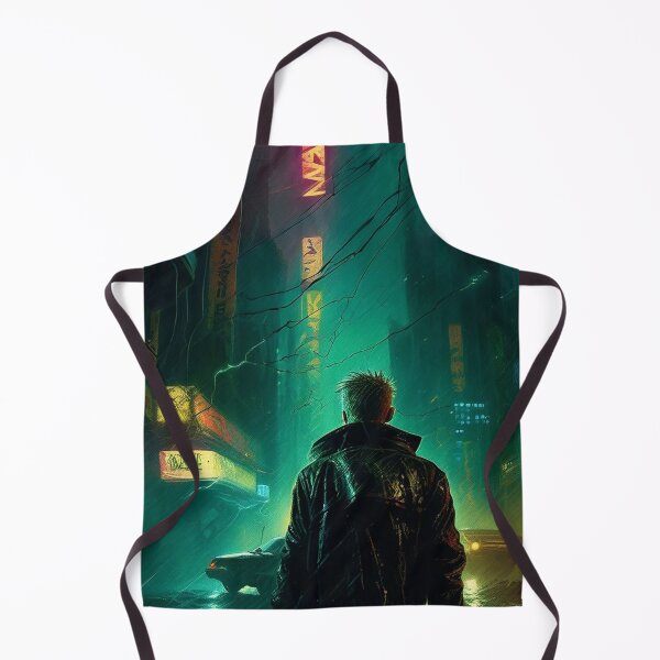 Item preview, Hard Rain, Cyberpunk Nights - Sci Fi Art concept designed and sold by Delerat7.