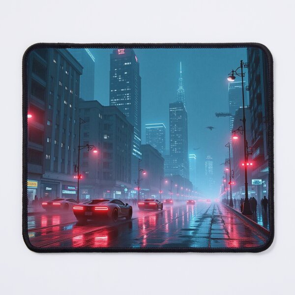 Item preview, Cyber City Skyline designed and sold by BeyondTheRift.