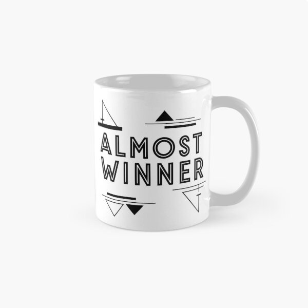 Item preview, Almost Winner – Minimal Geometric Tee designed and sold by Tattee.