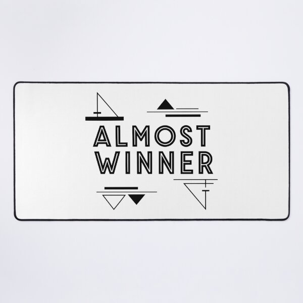 Item preview, Almost Winner – Minimal Geometric Tee designed and sold by Tattee.
