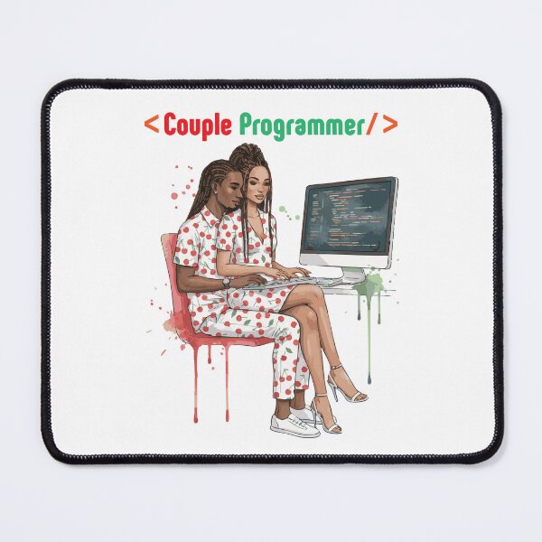Item preview, Couple Programmer – Love Code & Creativity designed and sold by LoveMatchShop.