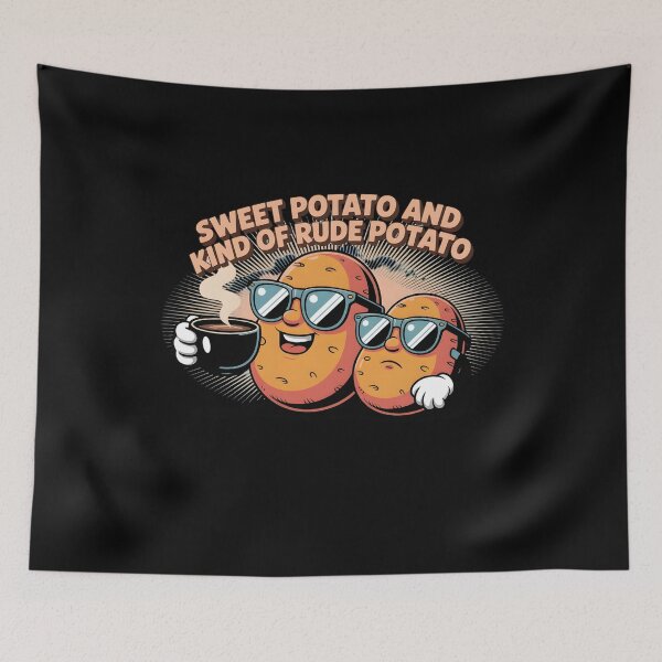 Item preview, Sweet Potato And Kind Of Rude Potato designed and sold by Naitsebas.