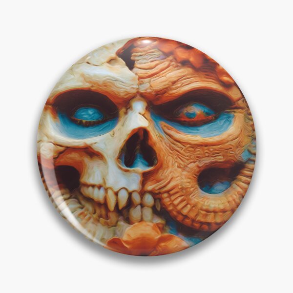 Item preview, Caribbean Tribal Skull – Hibiscus, Lambi & Mystical Ambiance - Pictorial work. designed and sold by Ralek.