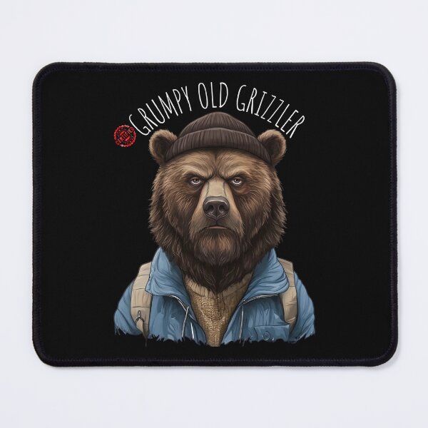 Item preview, Grumpy Old Grizzler Funny Bear Design for Men designed and sold by MTJ-Mushrooms.