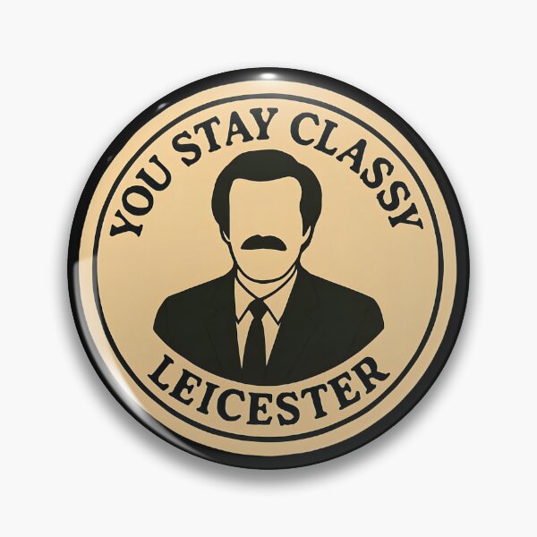 Item preview, Anchorman Inspired Retro UK Print: Leicester designed and sold by PinUpPizzazz.