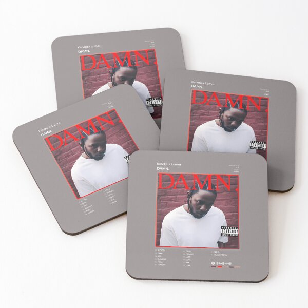 Item preview, KENDRICK-LAMAR---DAMN.-TRACKLIST-ALBUM-T-SHIRT designed and sold by jerilynsaberpro.