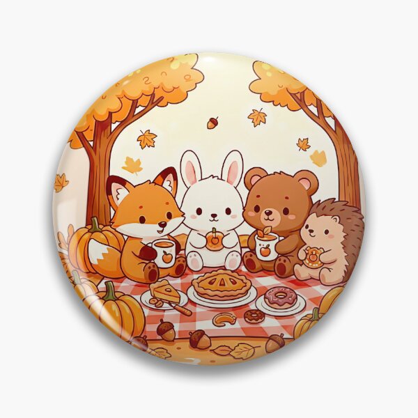 Item preview, Forest Friends Autumn Picnic — Cozy Fall Gathering designed and sold by Aileen404.