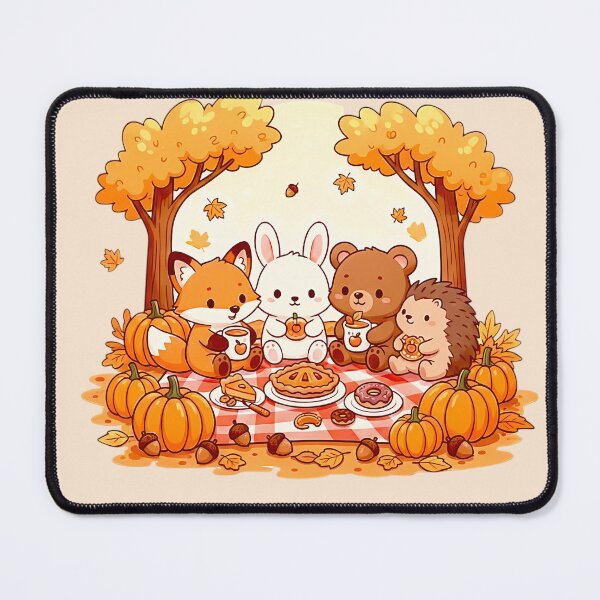 Item preview, Forest Friends Autumn Picnic — Cozy Fall Gathering designed and sold by Aileen404.