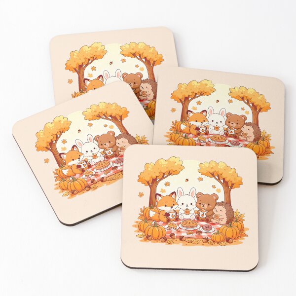 Item preview, Forest Friends Autumn Picnic — Cozy Fall Gathering designed and sold by Aileen404.