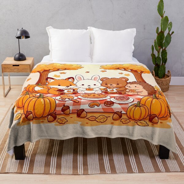 Item preview, Forest Friends Autumn Picnic — Cozy Fall Gathering designed and sold by Aileen404.