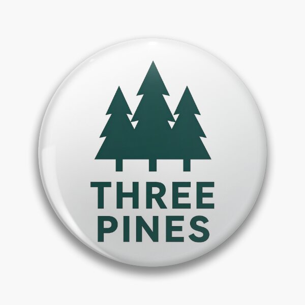 Item preview, Three Pines – Minimal Nature & Adventure Design designed and sold by Imaginationbeyond.