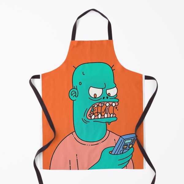 Item preview, Green Man on his Phone designed and sold by LTStudioArts.
