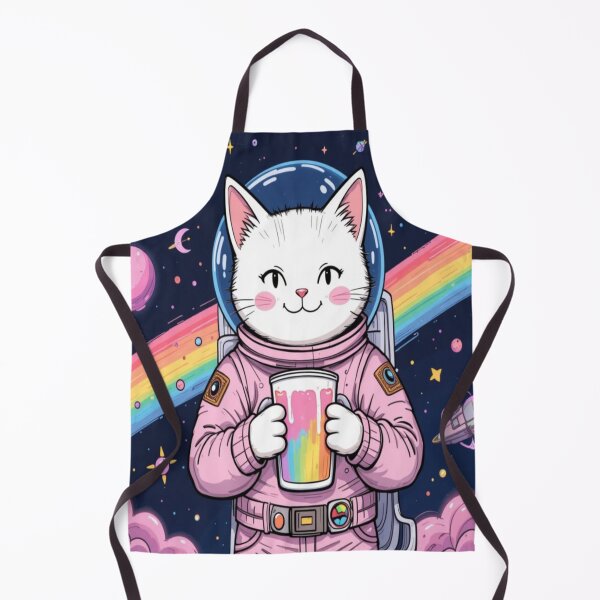 Item preview, Cosmic cat in pink designed and sold by ESTID-fashion.