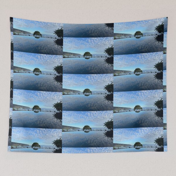 Item preview, In Stillness, the Water Reflects the Sky designed and sold by TrisaThyme.