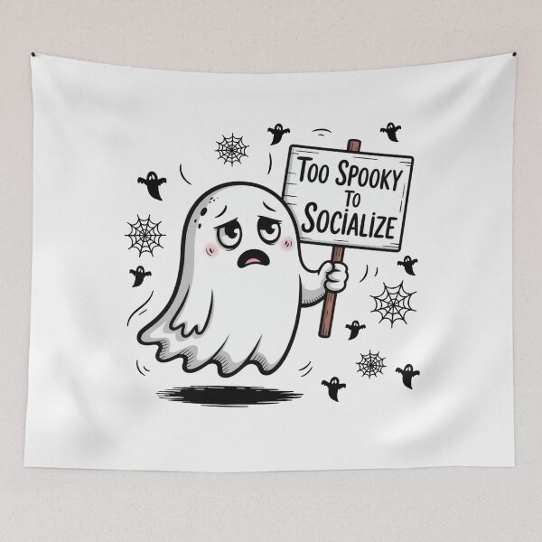 Item preview, Introvert Ghost Vibes designed and sold by VividTrails.