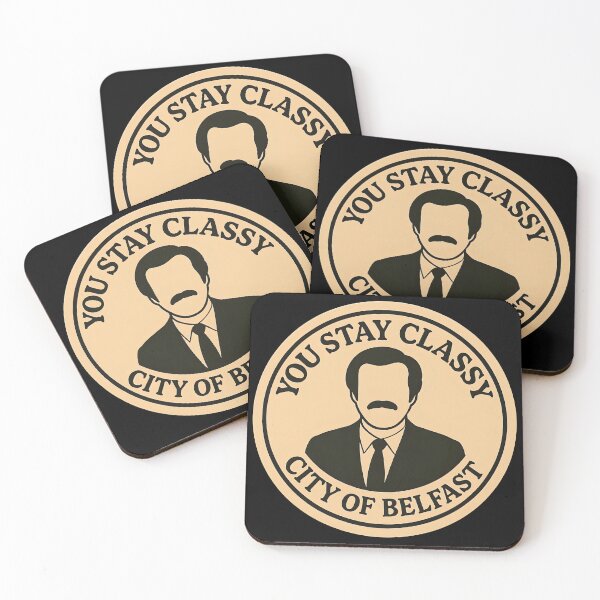 Item preview, Anchorman Inspired Retro UK Print: Belfast designed and sold by PinUpPizzazz.