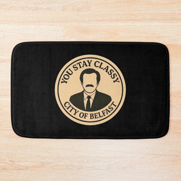 Item preview, Anchorman Inspired Retro UK Print: Belfast designed and sold by PinUpPizzazz.