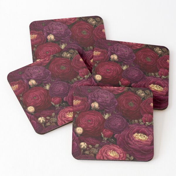 Item preview, Elegant Vibrant Ranunculus For Ranunculus Fan designed and sold by RoyalStarsPatts.
