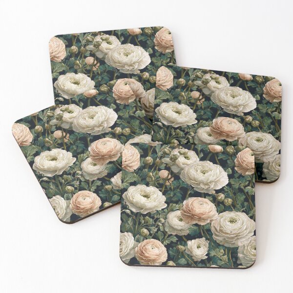 Item preview, Artistic Elegant Ranunculus Florals For Rustic Charm designed and sold by RoyalStarsPatts.