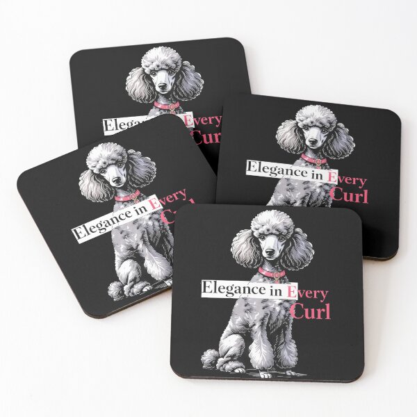 Item preview, Elegance in Every Curl Vintage Poodle Art designed and sold by zoughlal.