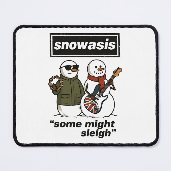 Item preview, Snowasis ,Oasis Christmas Jumper - Snowasis Some Might Sleigh - Oasis Merch Xmas - Ugly Christmas Jumper - Oasis designed and sold by Haupalette.