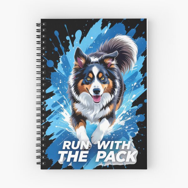 Item preview, Run with the Pack Border Collie Action Art designed and sold by zoughlal.